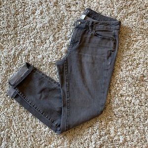 Loft Outlet grey curvy skinny jeans